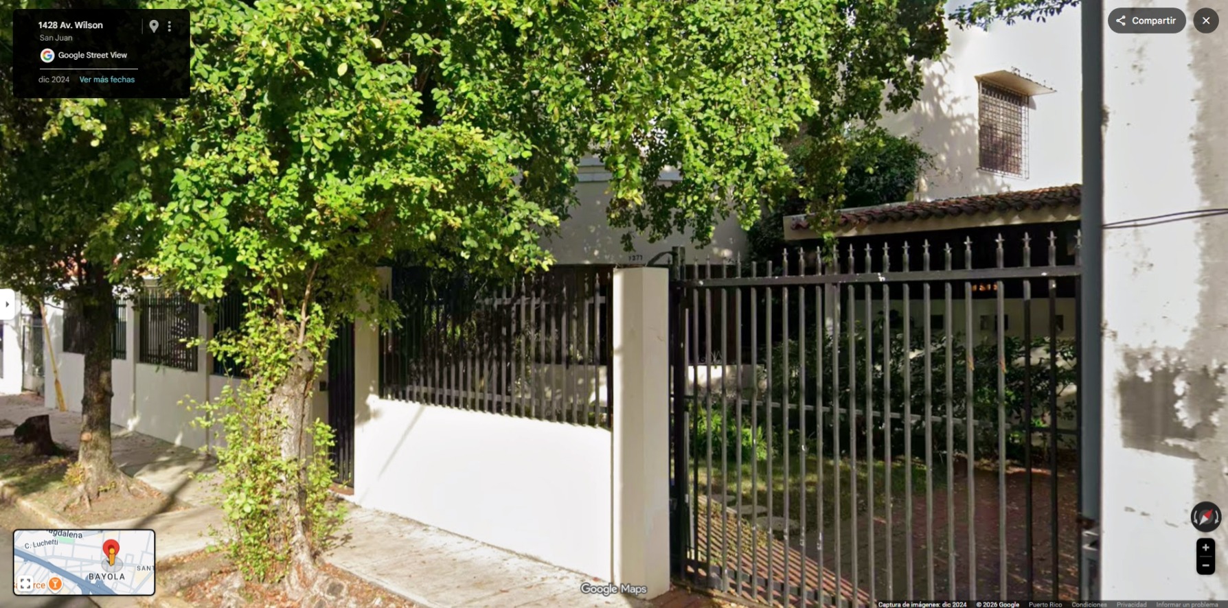 Avenida Wilson 1377 Google Maps 2