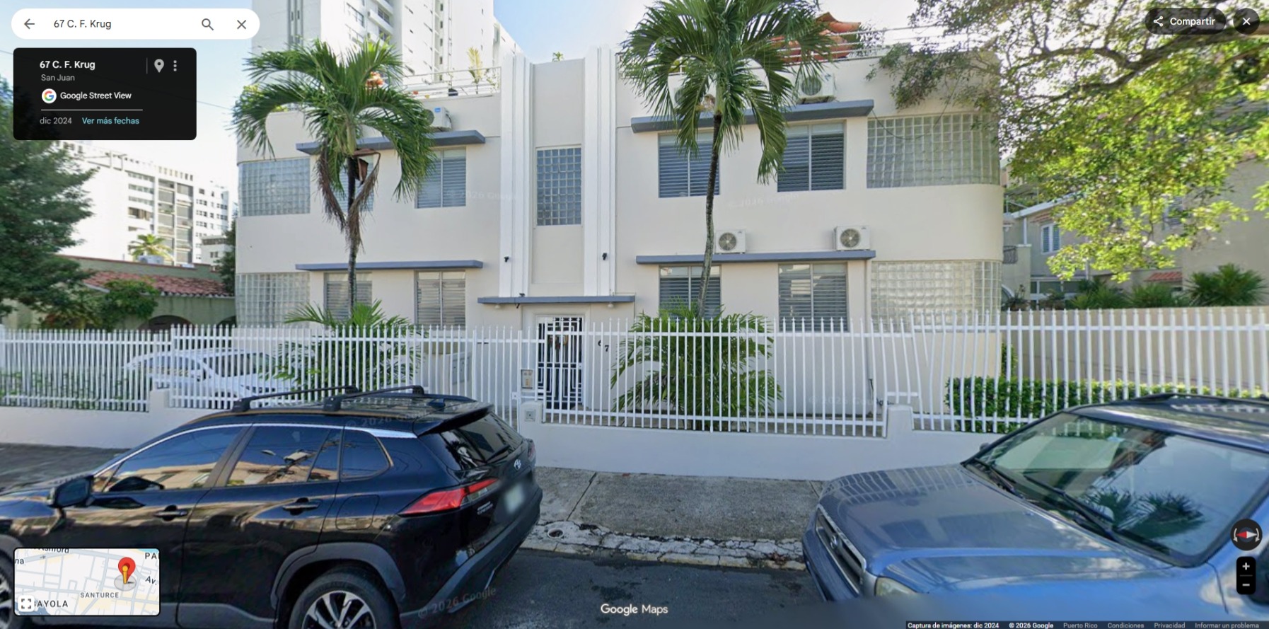 Calle Frederick Krug 67 Google Maps 1