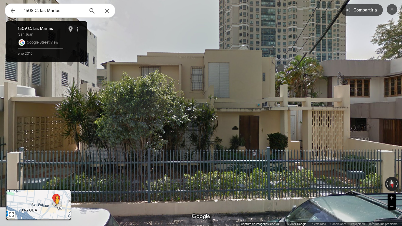 Calle Las Marías 1508 Google Maps edited
