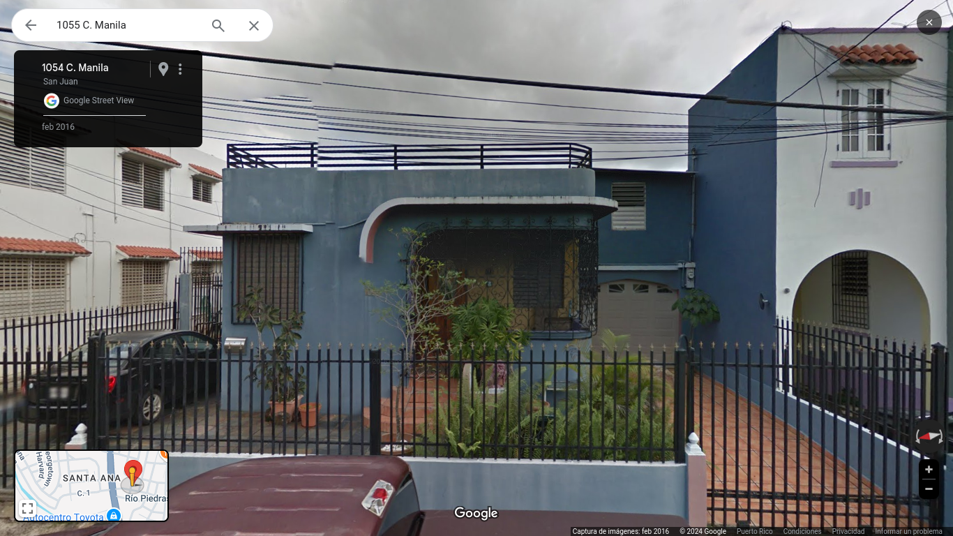 Pequeña residencia de estilo streamline tardío en Santa Rita.