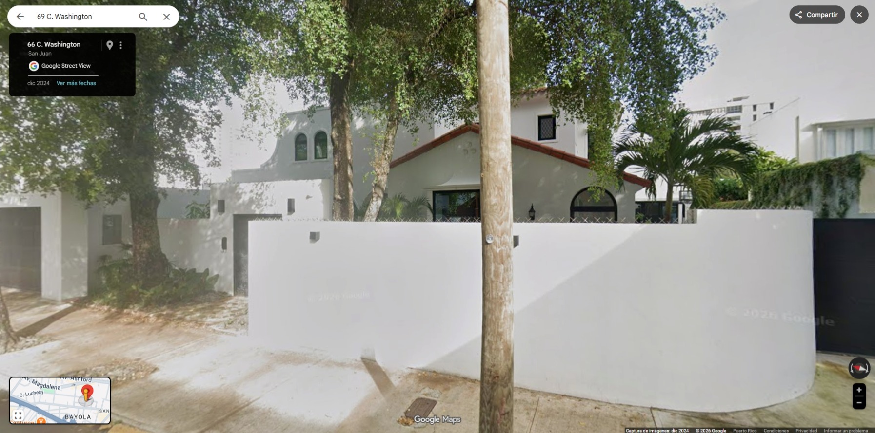 Calle Washington 69 - Google Maps 1 Calle Washington 69 - Google Maps 1