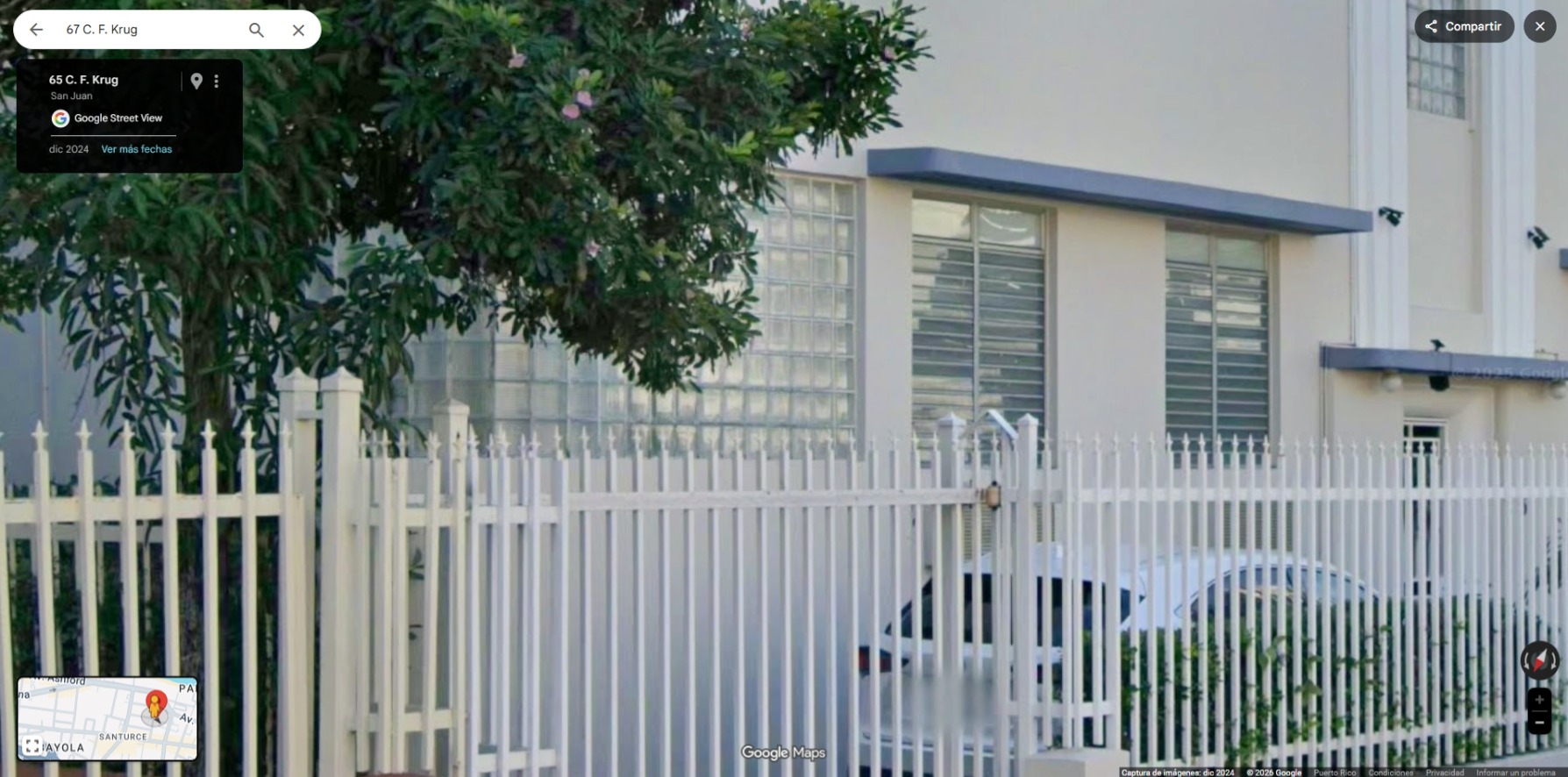 Detalle bloques vidrio Calle Frederick Krug 67