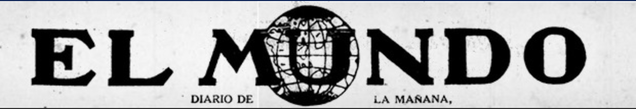 El Mundo Newspaper Header