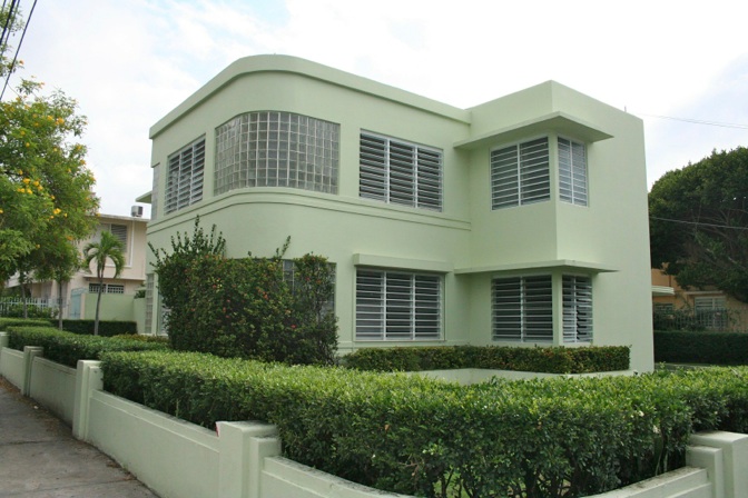 Green Streamline Moderne