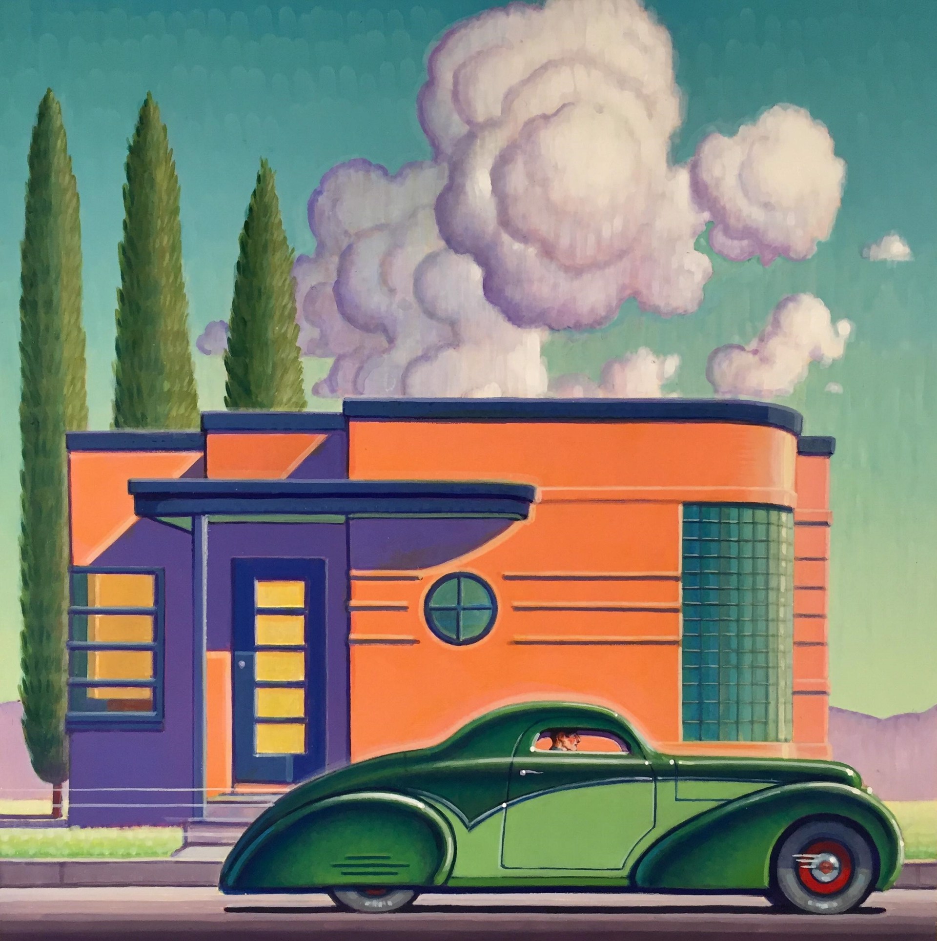 Robert LaDuke casa streamline roja Robert LaDuke casa streamline roja