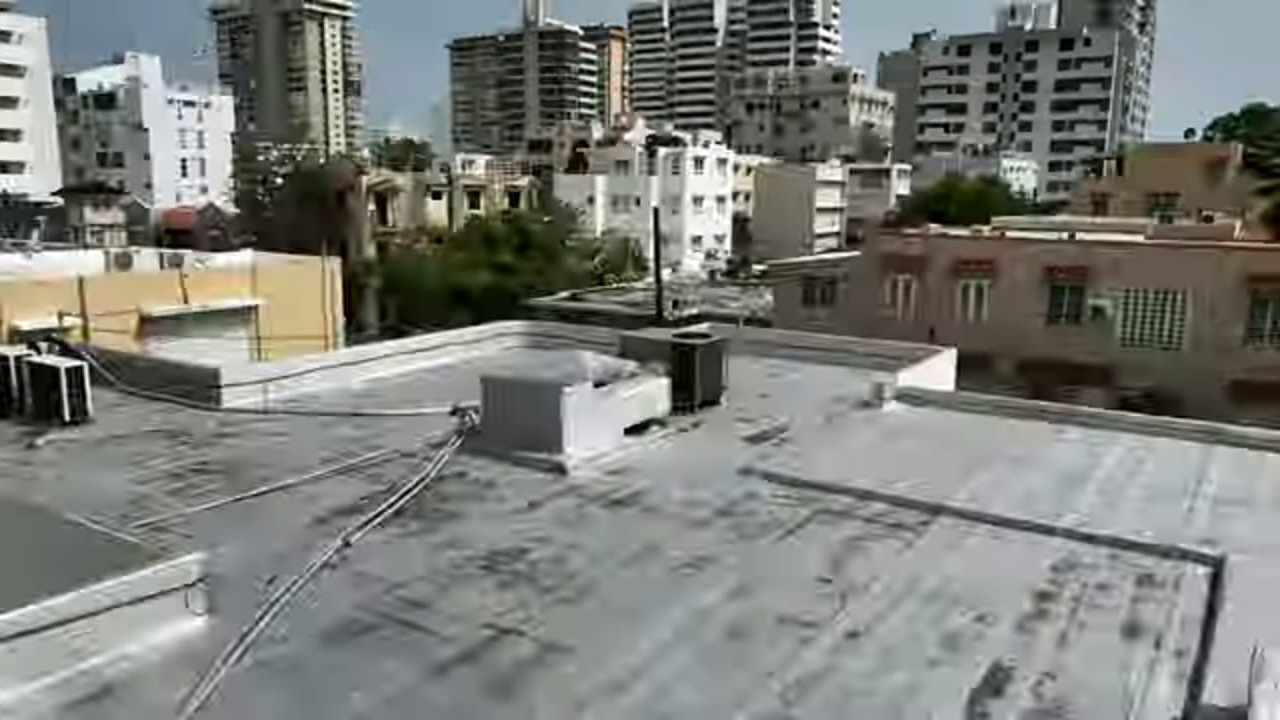 Vista dron detalle techo